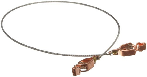 Justrite JT08500 MFG CO LLC ANTISTATIC WIRE W/DUAL ALLIGATOR CLIPS