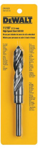 DeWalt DW1623 11/16-Inch Black Oxide 1/2-Inch Shank Reduced Shank Twist Drill Bit