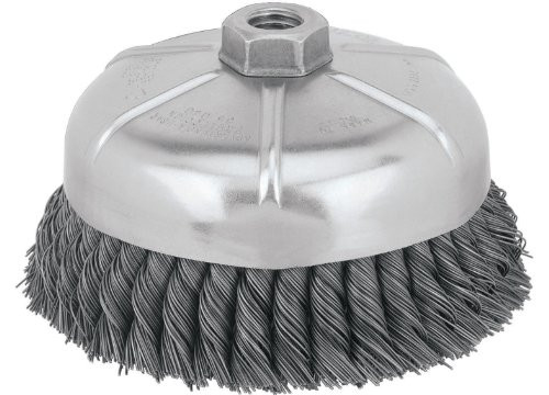 DeWalt DW4917 Wire Cup Brush, Knotted, 6-Inch ()