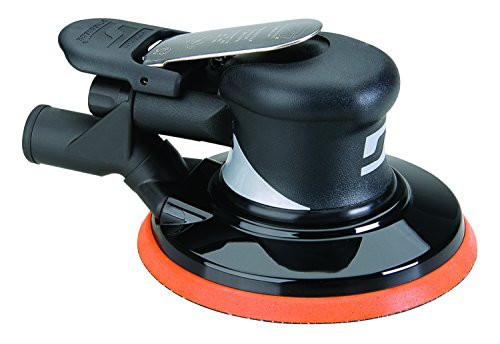 Dynabrade DB56830 6-Inch Central Vacuum Dynorbital Supreme Random Orbital Sander, Black