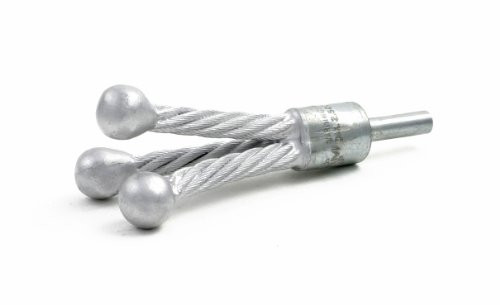 Brush Research BSDEB3 3-Prong Heavy Duty Cobalt Hard-Faced Flare Brush, Stainless Steel (Pack of 1)