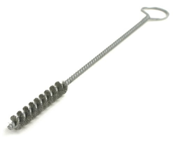 Brush Research BS84C375 84 Spiral Twist Brush, Carbon Steel, Single Stem, 3/8" Diameter, 0.006" Wire Diameter, 6" Shank Length, 8" Length, Hand Brush (Pack of 12) Brush Research BS84C375 84 Spiral Twist Brush, Carbon Steel, Single Stem, 3/8" Diameter, 0.006" Wire Diameter, 6" Shank Length, 8" Length, Hand Brush (Pack of 12)