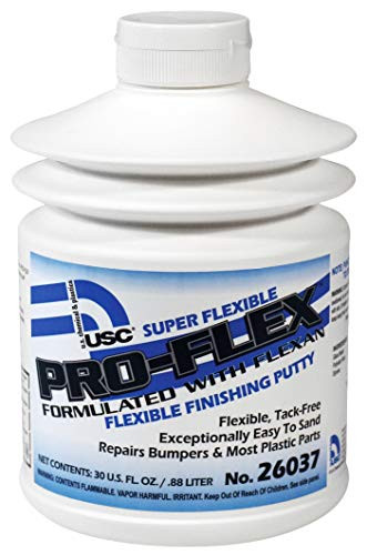 U S CHEMICAL & PLASTICS US26037 30 fl. oz. PRO-FLEX Super Flexible Polyester Finishing Putty