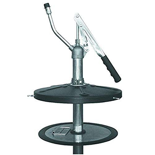 SURE WERX AFF8038 AFF Bulk Grease Filler Pump with 11 1-/8" Rubber-Lined Follower Plate, Fits 5-Gallon Pails,