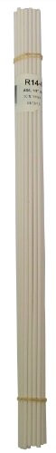 POLYVANCE URR14-01-03-WH Acrylonitrile Styrene Acrylate (ASA) Plastic Welding Rod 1/8" Diameter 30 ft, White