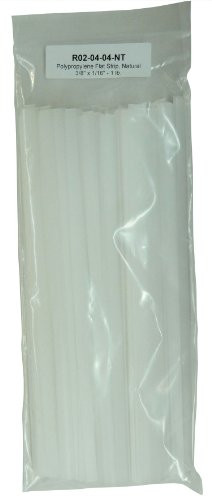 POLYVANCE URR02-04-04-NT Polypropylene (PP) Plastic Welding Rod, 3/8 in. x 1/16 in. Ribbon, 1 lb, Natural