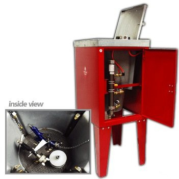 AES Industries AD39770 Pneumatic Spray Gun Washer (2 Gun Capacity)