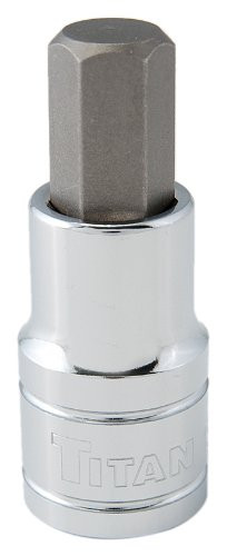Titan TL15612 Tools 12 mm 1/2" Drive Hex Bit Socket