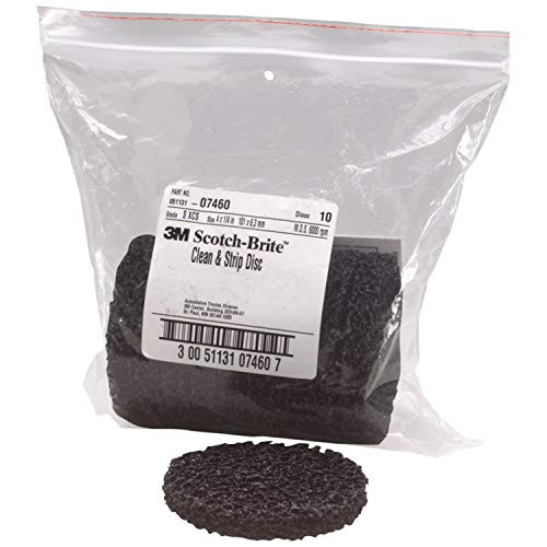 3M 3M07460 Scotch-Brite Clean and Strip Disc , 4 in x 1/4 in, S XCS, 3 Bags per case