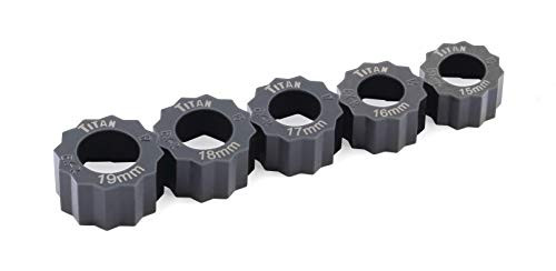 Titan TL16058 Tools 5-Piece Disposable Damaged Bolt Extractor Ring Set