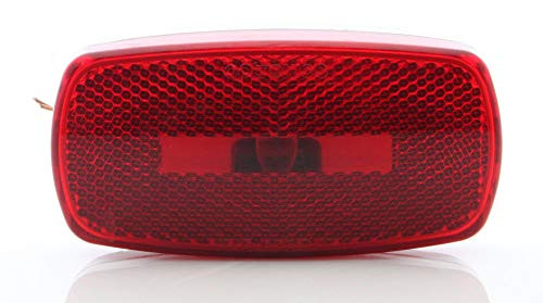 OPTRONICS MC32RS M/C; OVAL;WHT BASE; RED