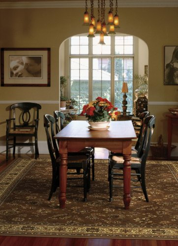 A P PRODUCTS CSS211000R RUG ONE MANCHESTER COLLECTION 3321 COCOA 27" X 8'