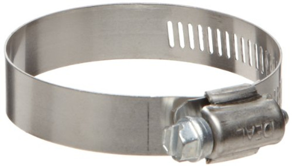 IDEAL DIVISN 5006051 Ideal-Tridon Hy-Gear 50 Series Stainless Steel 201/301 Worm Gear Hose Clamp, General Purpose, 6 SAE Size, Fits 5/16 - 3/8" Hose ID, 10 mm - 22 mm Hose OD Range (Pack of 10) IDEAL DIVISN 5006051 Ideal-Tridon Hy-Gear 50 Series Stainless Steel 201/301 Worm Gear Hose Clamp, General Purpose, 6 SAE Size, Fits 5/16 - 3/8" Hose ID, 10 mm - 22 mm Hose OD Range (Pack of 10)