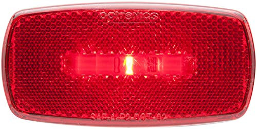 OPTRONICS MCL0032RBS 1LED M/C LT;OVL;BLK;RED