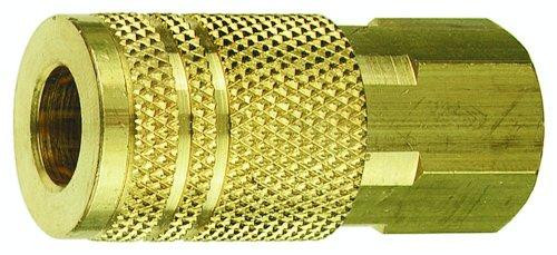 Plews TRF13-235 Tru-Flate Female Coupling Body 1/4 " Npt Brass