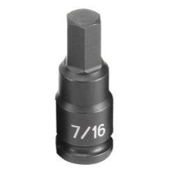 Grey Pneumatic GRE1914F (1914F) 3/8" Drive x 7/16" Hex Driver Socket