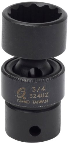 Sunex SUN324UZ 3/8-Inch Drive 3/4-Inch 12-Point Universal Impact Socket