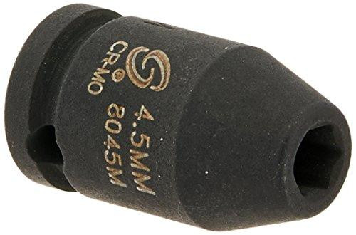 Sunex SUN8045M SOCKET IMPACT 4.5MM 1/4IN. DRIVE STD 6 POINT