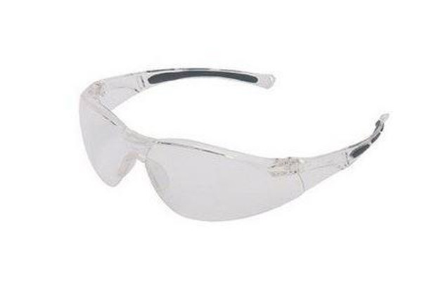 Uvex UVXA800 Sperian A800 Series Safety Glasses With Clear Frame And Clear Polycarbonate Anti-Scratch Hard Coat Lens