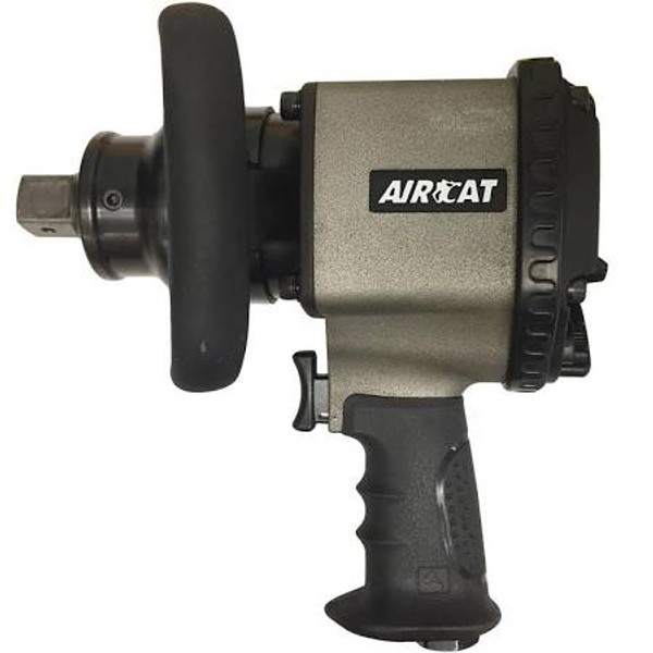 AirCat ACA1890-P 1880-P-A 1" Drive Pistol Style Impact Wrench, Large, Silver/Black AirCat ACA1890-P 1880-P-A 1" Drive Pistol Style Impact Wrench, Large, Silver/Black