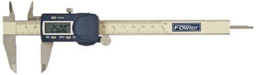 Fowler FOW74-101-150-2 54-101-150-2 Xtra-Value Cal Electronic Caliper, Stainless Steel, 0 to 6"/0 to 150mm Measuring Range, 0.0005"/0.01mm Resolution, LCD
