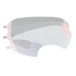 3M MMM7142 6000 Series Full-Facepiece Respirator-Mask Faceshield Cover, Clear, Sold as 25 Each
