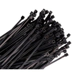 K Tool International KTI78140 14" Black Wire Tie 100/ Pack 50 lb Tensile () Category: Wire Ties