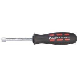 K Tool International KTI14408 FRACTIONAL NUTDRIVER 1/4 X 3" SOFT-GRIP HANDLE