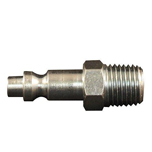 Milton Industries MIL727 1/4inch NPT Male M-Style Plug-2pack