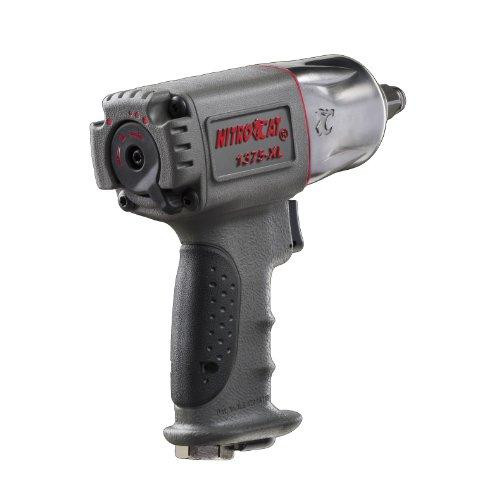 AirCat ACA1375-XL NitroCat 1375-XL 1/2-Inch Mini Composite Air Impact Wrench with Twin Clutch Mechanism
