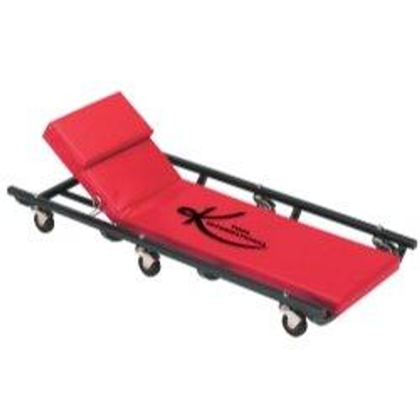 K Tool International KTI74961 40" Metal Frame Creeper with Adjustable Headrest