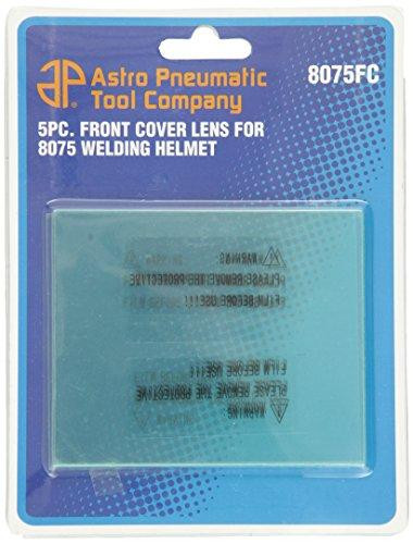 Astro Pneumatic AST8075FC Astro 8075FC Front Cover Lens for AST8075SE Welding Helmet - 5 Piece