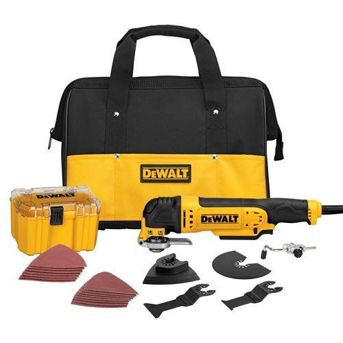 DeWalt DWTDWE315K Oscillating Tool Kit, Corded, 3-Amp, 29 Pieces (DWE315K)