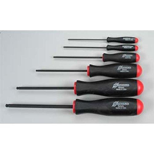 Bondhus BND10686 10686 1.5-5mm Balldriver Screwdrivers, 6 Piece Set