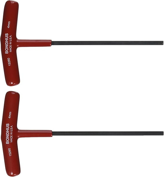 Bondhus BND15260 15260 4mm Hex Tip T-Handle with ProGuard Finish