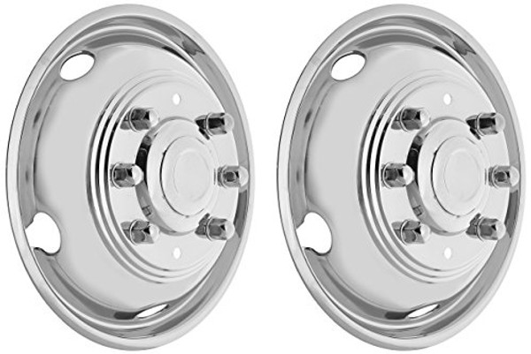 PHOENIX USA NF22 Wheel Simulators: Dually Wheel Simulators 19.5 Wheels; Chrome