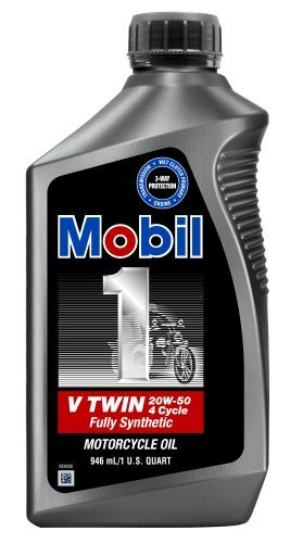 MOBIL 112630 1 20W50 Fully Synthetic Motorcycle Oil