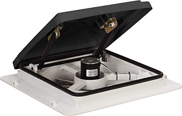 MAXXAIR VENT 00A04401K Maxxair Smoke Roof Top MaxxFan with Mounting Tabs