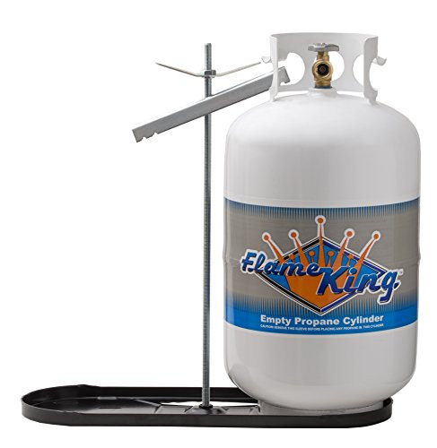 FLAME KING KT40MNT Dual RV Propane Tank Cylinder Rack for RVs and Trailers for 40lb Tanks - (Tanks not Included)