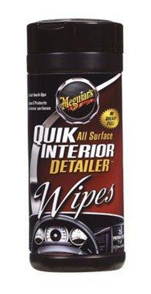 Meguiars MEGG13600Meguiars Quik Interior Detailer Wipes 25 - 7" X 9" One Step Cleaning And Protection For All Interio Meguiars MEGG13600Meguiars Quik Interior Detailer Wipes 25 - 7" X 9" One Step Cleaning And Protection For All Interio