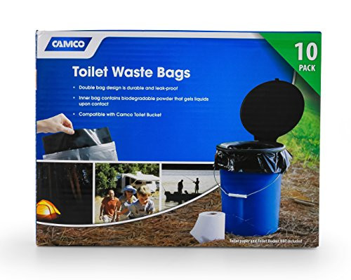 CAMCO 41548 TOILET BAG/10 PACK BOX  E/F