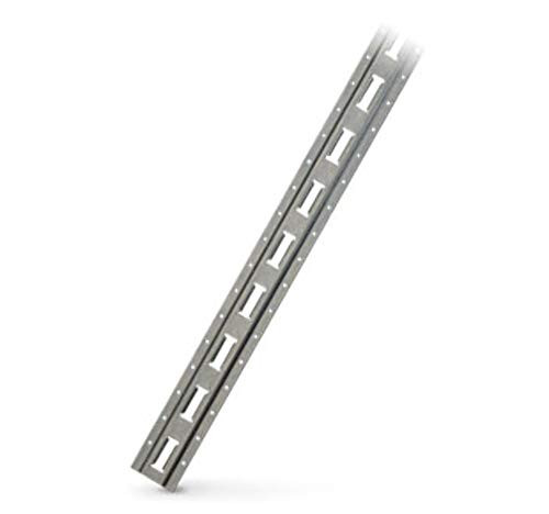 PACIFIC CARG 4210G5 Series E Vertical Track, Zinc - 5 ft