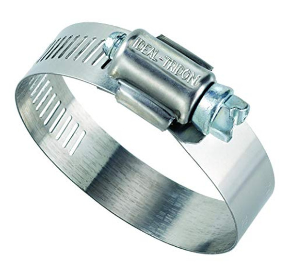 IDEAL DIVISN 5056051 Ideal-Tridon Hy-Gear 50 Series Stainless Steel 201/301 Worm Gear Hose Clamp, General Purpose, 56 SAE Size, Fits 3 - 3-1/2" Hose ID, 76 mm - 101 mm Hose OD Range (Pack of 10) IDEAL DIVISN 5056051 Ideal-Tridon Hy-Gear 50 Series Stainless Steel 201/301 Worm Gear Hose Clamp, General Purpose, 56 SAE Size, Fits 3 - 3-1/2" Hose ID, 76 mm - 101 mm Hose OD Range (Pack of 10)
