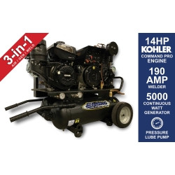 14HP AIR / GEN/ WELDER 20G HOR