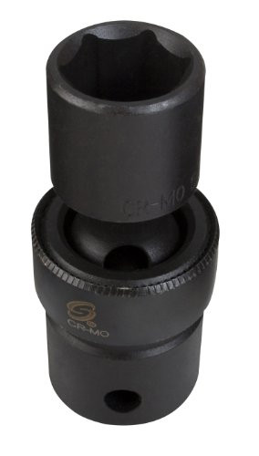 Sunex SUN221ZUM 1/2-Inch Drive 21-mm 12-Point Universal Impact Socket