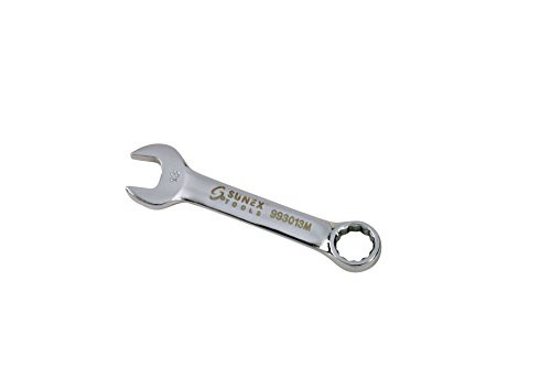 Sunex SUN993013M 13 mm Fully Polished Stubby Combination Wrench