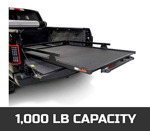 BEDSLIDE 109548CLB Classic (95" X 48") | | Durable Sliding Truck Bed Cargo Organizer | Made in The USA, 1,000 lb Capacity (Black)