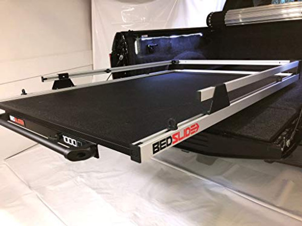 BEDSLIDE 106347CLS Classic (63" X 47") | | Durable Sliding Truck Bed Cargo Organizer | Made in The USA, 1,000 lb Capacity (Silver)