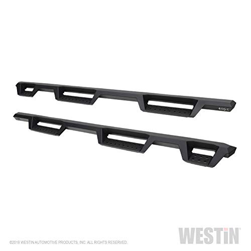 WESTIN 56534685 HDX Drop Wheel to Wheel Nerf Step Bars | Silverado/Sierra 1500 Crew Cab 2019-2020 (5.5ft Bed) | | Textured Black | 1 Pair