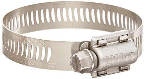 BREEZE CLAMP 62056H 10 Pack Breeze Power Seal Clamps with Plated Screw Effective Diameter Range: 3-1/16" - 4" (78mm - 102mm)